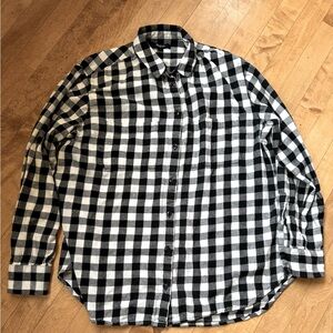 Madewell flannel Buffalo plaid checkered 100% cotton size medium western